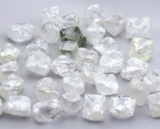 Difference between diamond and rough diamond