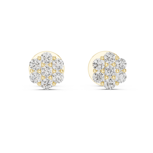 Diamond stud earrings "Small"