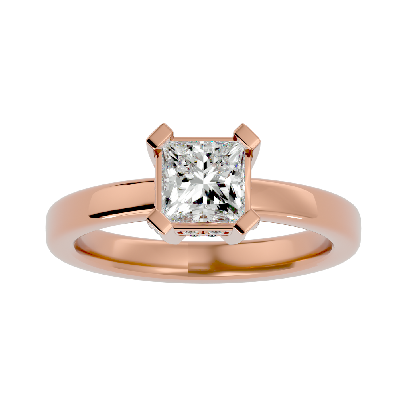 Princess 1.15ct & smalls - 5.5 grams
