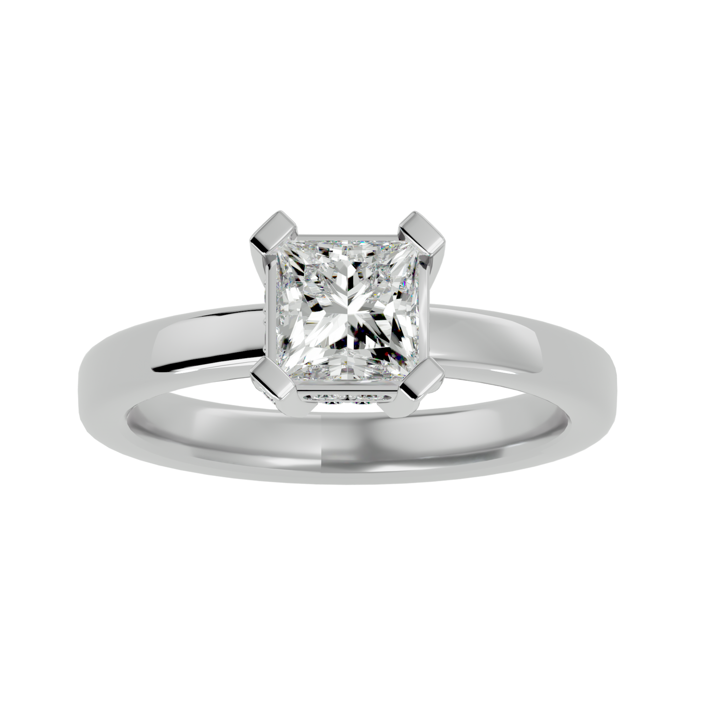 Princess 1.15ct & smalls - 5.5 grams