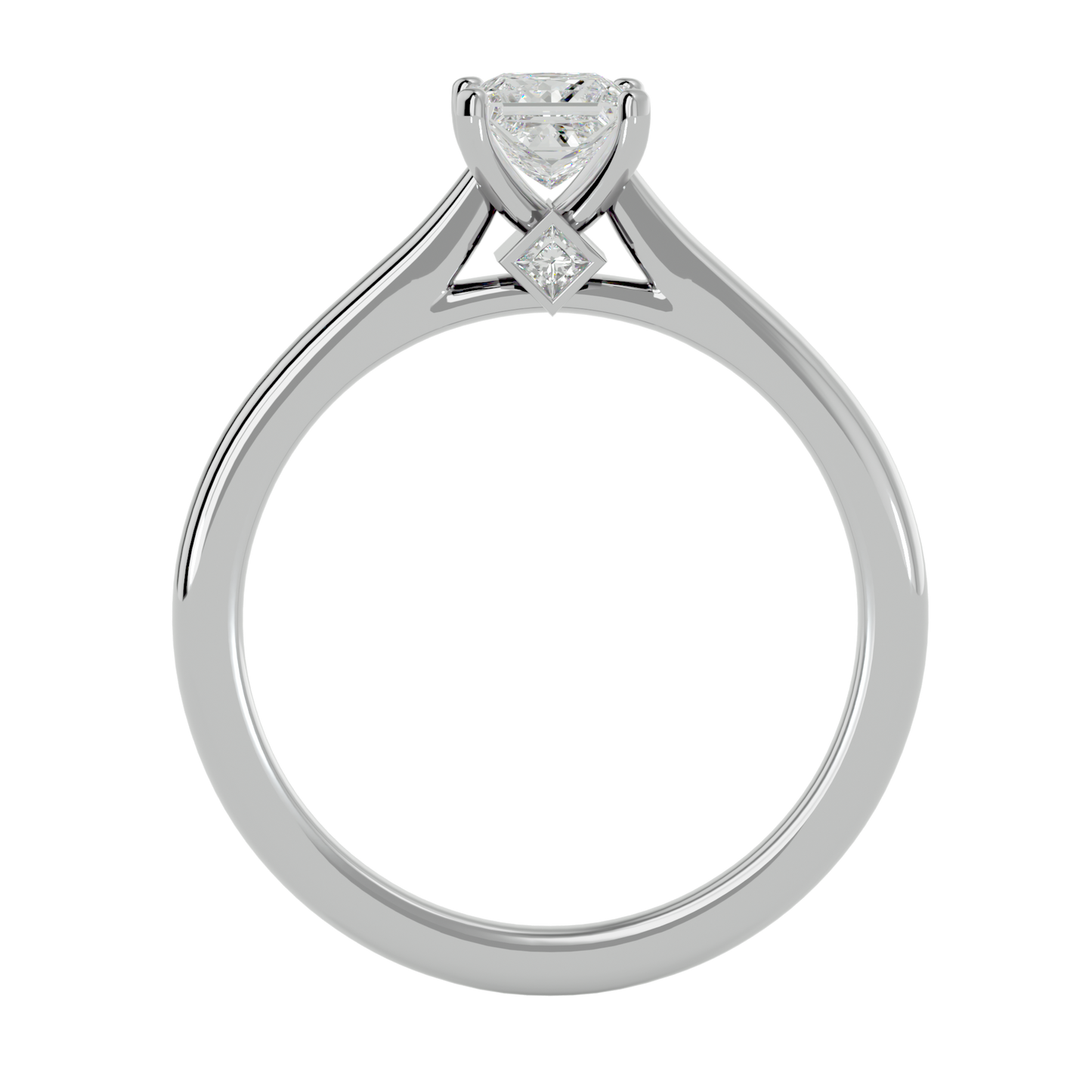 Princess 0.55ct +2 smalls - 3.20 grams