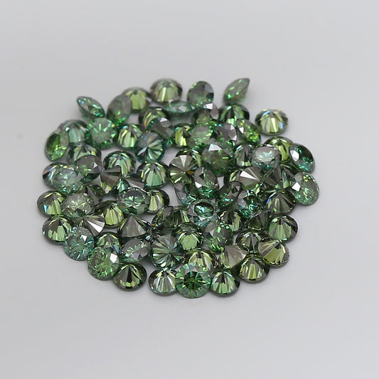 Melee Vivid Royal Green Lab Diamonds - Fantasy Color / VS clarity