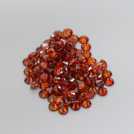 Melee Vivid Red Lab Diamonds - Fantasy Color / VS clarity