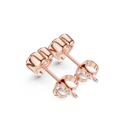 Diamond stud earrings "Heart"