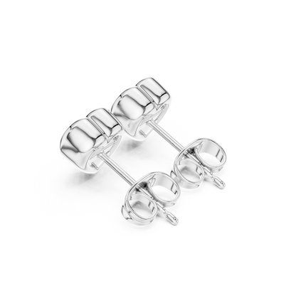Diamond stud earrings "Heart"