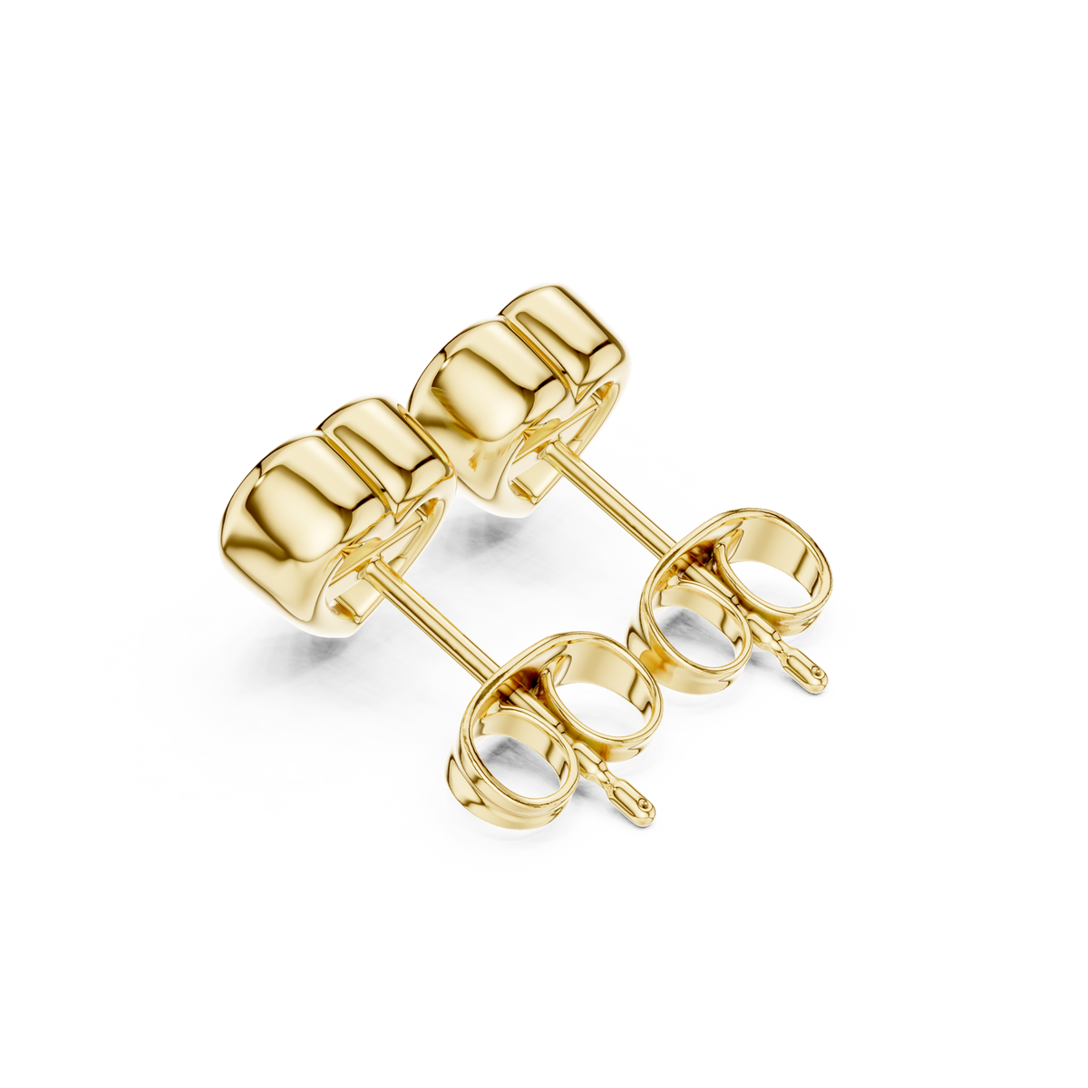 Diamond stud earrings "Heart"