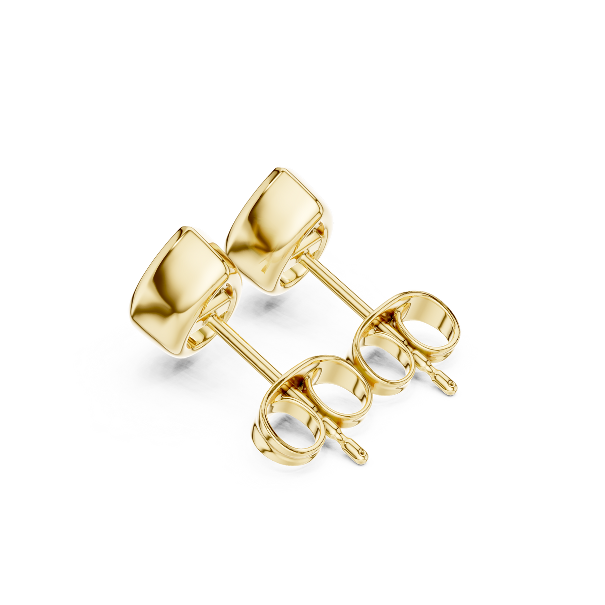 Diamond stud earrings "Pear"