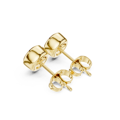Diamond stud earrings "Round"