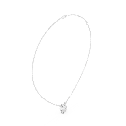Zelta kaklarota ar briljantu "Oval" slēgtā ietvarā