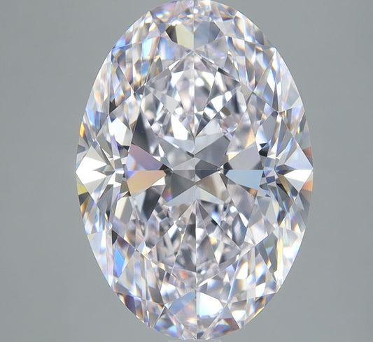 Oval 5.00ct IF D 3 EX NONE - GIA