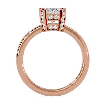 Princess 1.15ct & smalls - 5.5 grams