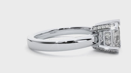 Princess 1.15ct & smalls - 5.5 grams